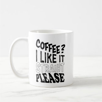 black coffee mug