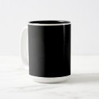BLACK COFFEE MUG, TOTAL SOLID BLACK MUG