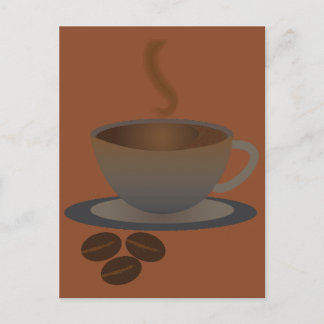 Black Coffee Postcard