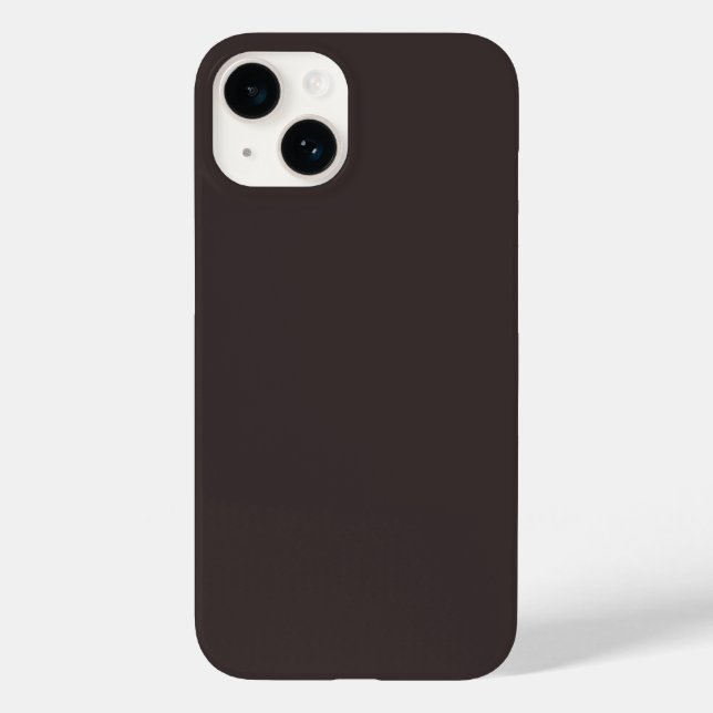Black coffee  (solid colour)  Case-Mate iPhone case (Back)