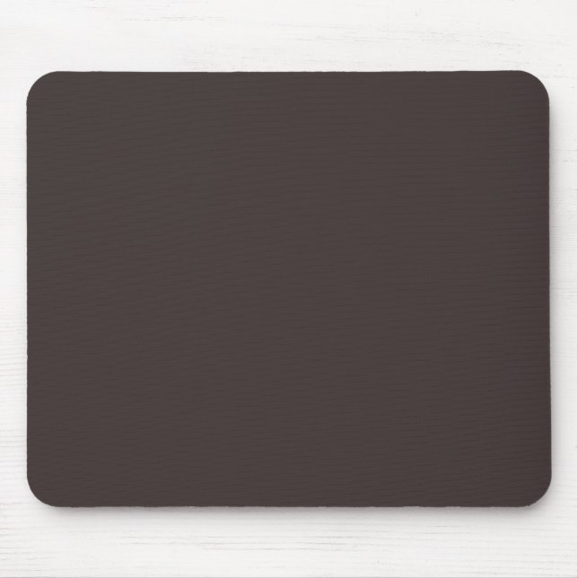 Black coffee  (solid colour)  mouse pad (Front)