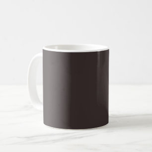 Black coffee (solid colour) mug