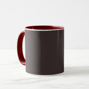 Black coffee  (solid colour)  mug
