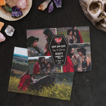 Black Coffin Til Death Heart Goth Photo