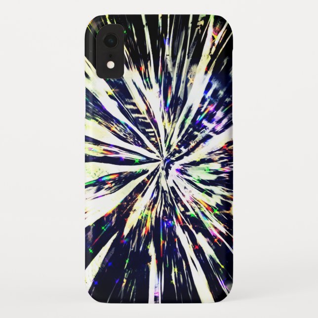 Black Colour Burst iPhone / iPad case (Back)