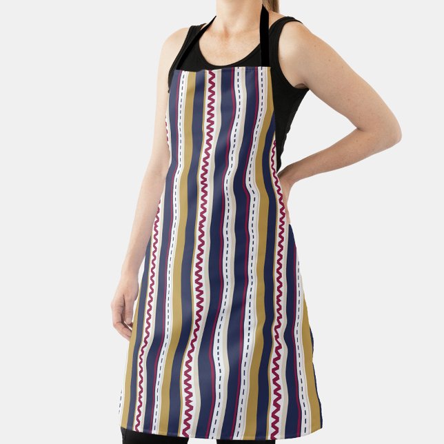 Black colour combination apron (Creator Uploaded)