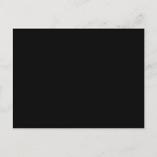 Black Colour Plain Pitch Black Background Space Postcard