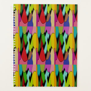 Black colour with art design in the middle not planner