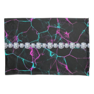Black Colourful Smoke Standard Size Pillowcase