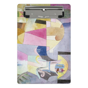 Black Columns in a Landscape 1919 by Paul Klee Mini Clipboard