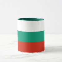 Black Combo Mug with flag of Bulgaria