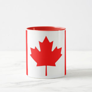 Black Combo Mug with flag of Canada