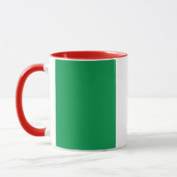 Black Combo Mug with flag of Italy