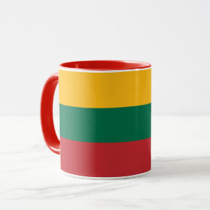 Black Combo Mug with flag of Lithuania