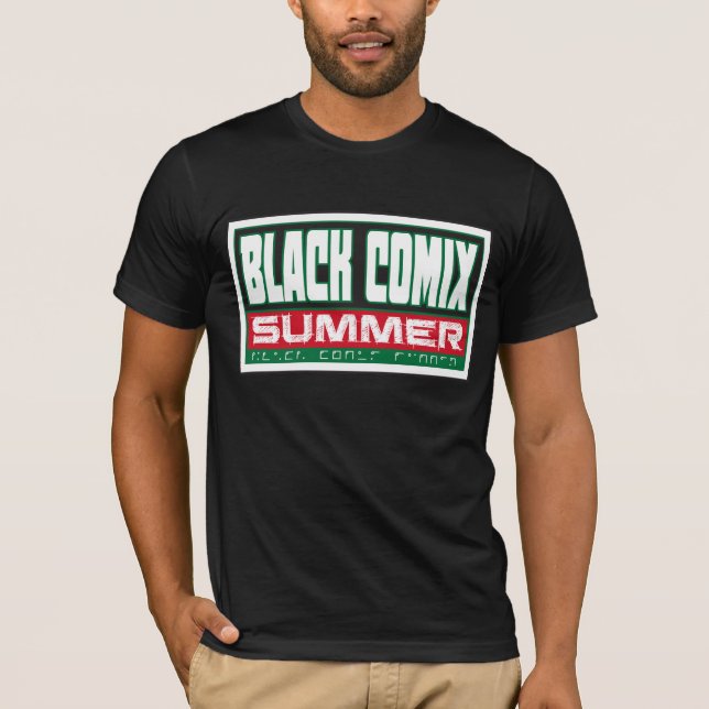 Black Comix Summer (Pan-African) T-Shirt (Front)