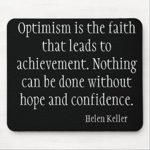 Black Computer Mousepad (Helen Keller)
