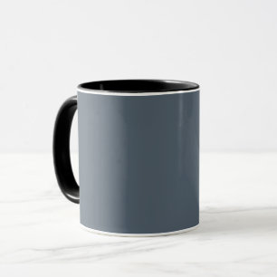 Black coral (solid colour) mug