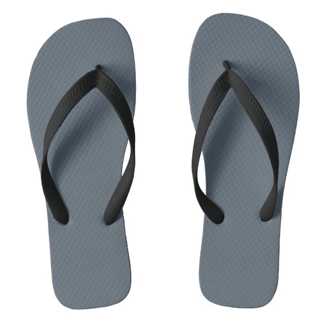 Black coral (solid colour)  thongs (Footbed)