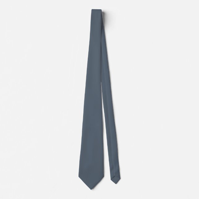 Black Coral Solid Colour Tie (Front)