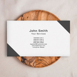 Black Corners, Minimalist Business Card