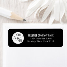 Black Corporate Business Company Logo Address