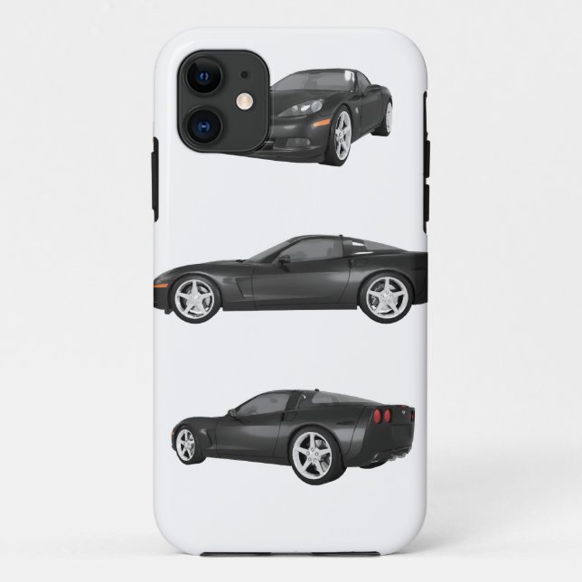 Black Corvette Case-Mate iPhone Case (Back)