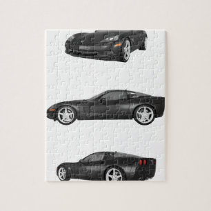 Black Corvette Jigsaw Puzzle