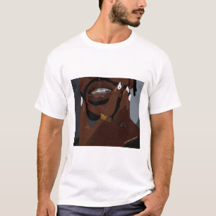 Black couple artwork art (Black love) T-Shirt