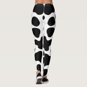 black cow leggings