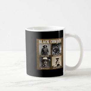 Black Cowboy Western Rodeo Melanin Black History T Coffee Mug