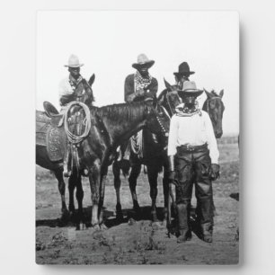 Black Cowboys At Bonham Texas 1890 Plaque