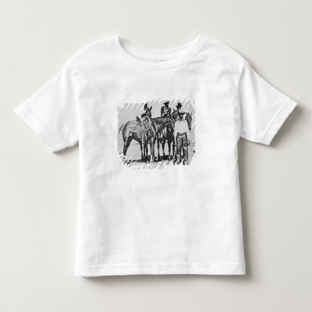 Black Cowboys at Bonham, Texas, c.1890 (b/w photo) Toddler T-Shirt (Front)