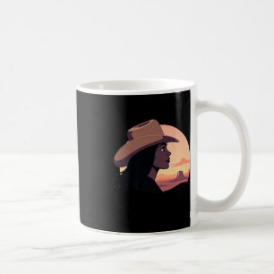 Black Cowgirl Western Rodeo Melanin Black History Coffee Mug