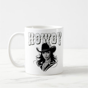 Black Cowgirl Western Rodeo Texas Black History Coffee Mug