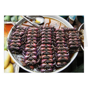 Black Crabs [Po Na] ... Thai Street Food Card