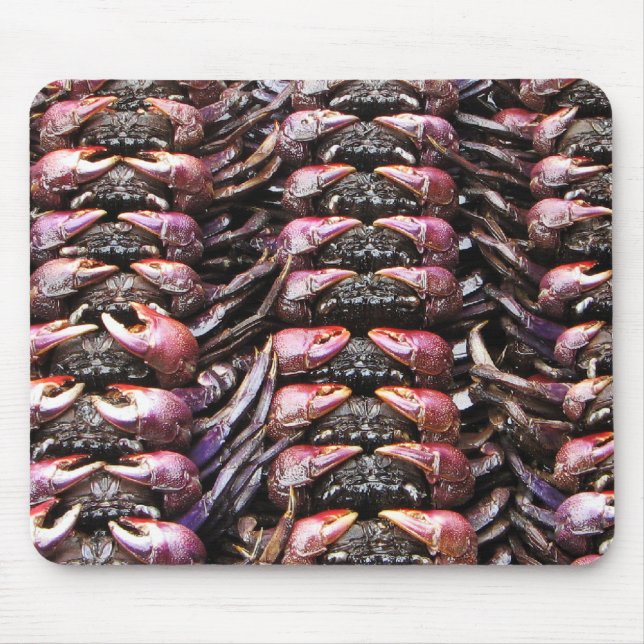 Black Crabs [Po Na] ... Thai Street Food Mouse Pad (Front)