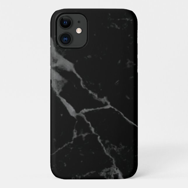 black crack marble  Case-Mate Barely There iPhone Case (Back)