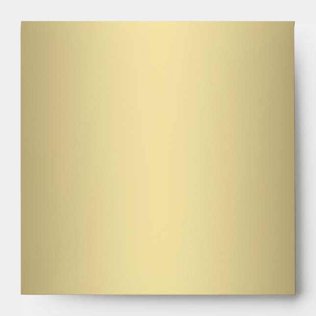 Black Cream Gold Square Envelope (Front)