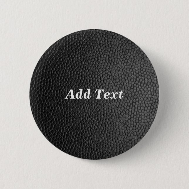 Black Create Your Own Blank Template 6 Cm Round Badge (Front)