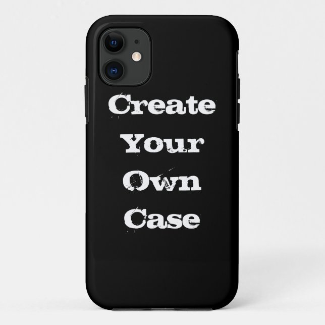 Black Create Your Own Case (Back)