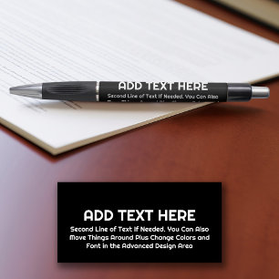 Black Create Your Own - Make It Yours Custom Text