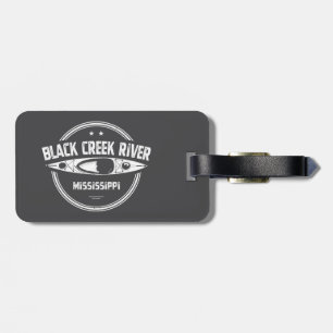 Black Creek River Mississippi Kayaking Luggage Tag