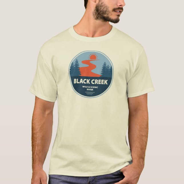Black Creek Wild And Scenic River Mississippi T-Shirt (Front)