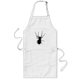 Black Creepy Spider Apron