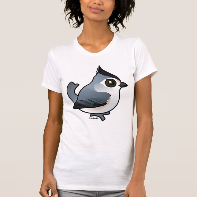 Black-crested Titmouse T-Shirt (Front)
