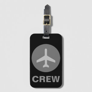 Black Crew Luggage Tag