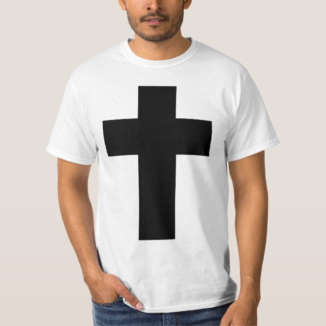 Black Cross T-Shirt (Front)
