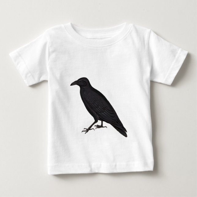 Black Crow Baby T-Shirt (Front)