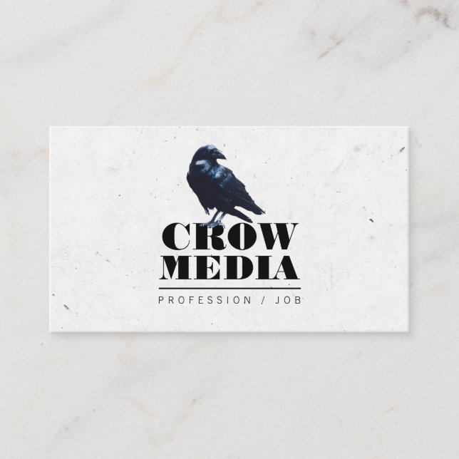 Black Crow Business Card (Front)
