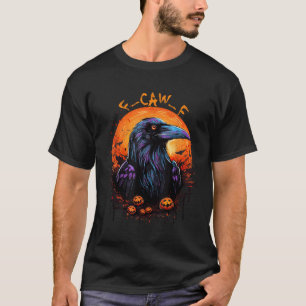Black Crow, F-caw-f Funny Black Bird Moon Gothic A T-Shirt